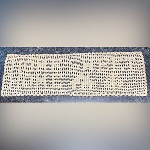 Home Sweet Home Crochet piece